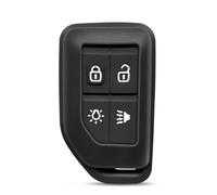 JQHXFDC-Car key holder silicone carbon leather remote control accessory For VOLVO FH 16 FM EVRO 6
