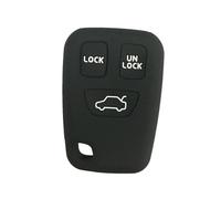 JQHXFDC-Car key holder silicone carbon leather remote control accessory For Volvo S40 2001 Key Cover for VOLVO S70 V70 C70 S40 V40 98-05 for Volvo V40