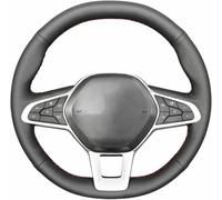 JQHXFDC Hand-Stitched Steering Wheel Cover Non-Slip Breathable Microfiber Leather Steering Wheel Cover on Wrap DIY Hand Sewn for Mitsubishi Colt 2023-2024