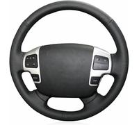 JQHXFDC Hand-Stitched Steering Wheel Cover Non-Slip Breathable Microfiber Leather Steering Wheel Cover on Wrap DIY Hand Sewn for Toyota Tundra 2007-2013