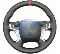 JQHXFDC Hand-Stitched Steering Wheel Cover Non-Slip Breathable Microfiber Leather Steering Wheel Cover on Wrap DIY Hand Sewn for Mitsubishi L200 2017-2022