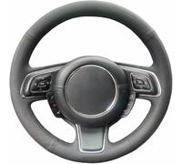 JQHXFDC Hand-Stitched Steering Wheel Cover Non-Slip Breathable Microfiber Leather Steering Wheel Cover on Wrap DIY Hand Sewn for Jaguar XJ XJL X351 2009-2020