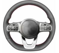 JQHXFDC Hand-Stitched Steering Wheel Cover Non-Slip Breathable Microfiber Leather Steering Wheel Cover on Wrap DIY Hand Sewn for Mercedes-Benz B-Class AMG-Line W247 2019-2023