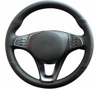 JQHXFDC Hand-Stitched Steering Wheel Cover Non-Slip Breathable Microfiber Leather Steering Wheel Cover on Wrap DIY Hand Sewn for Mercedes-Benz Marco Polo Horizon 2022-2023
