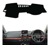 JQHXFDC - Polyester Flannel Suede Car Dashboard Cover Dash Mat for Audi Q2 2016 2017 2018 2019 2020 2021