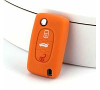 JQHXFDC Silicone Car Key Cover Case Key Shell Protector Fob for PEUGEOT 207 307 308 407 408 for Citroen C4 C4L C5 C6