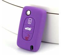 JQHXFDC Silicone Car Key Cover Case Key Shell Protector Fob for PEUGEOT 207 307 308 407 408 for Citroen C3 C5 C6