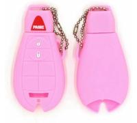 JQHXFDC Silicone Car Key Cover Case Key Shell Protector Fob or Jeep for Dodge 2008 2009 2010-2014 for Grand Caravan 2009-2013