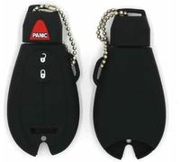 JQHXFDC Silicone Car Key Cover Case Key Shell Protector Fob or Jeep for Dodge 2008 2009 2010-2014 for Grand Caravan 2009-2013