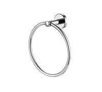 JQK Chrome Towel Ring, 304 Stainless Steel Hand Towel Holder for Bathroom, Polished Finish Wall Mount, TR130-CH
