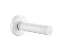 JQK Door Stopper White, 304 Stainless Steel Thicken 1mm Sound Dampening Door Stop Bumper Wall Protetor, DSB5-WH