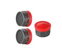 JQK Faucet Areator, 2.2 GPM Flow Retrictor Insert Faucet Aerators Replacement Parts Bathroom 3 Pack, FAN22-P3