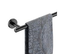 JQK Oil Rubbed Bronze Towel Bar, 24 Inch 304 Stainless Steel Thicken 0.8mm Towel Rack Bathroom, Towel Holder Wall Mount, Total Length 27 Inch, TB110L24-ORB