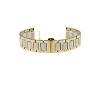 JQQJZLC 12 14 16 18 20 22mm Women's Men's Ceramic Watch Strap Soft Smooth Fill Multi-Design WatchBand Stainless Steel Common Bracelets