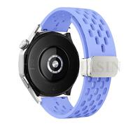 JQQJZLC 18 20 22mm Magnetic Silicone Strap For Watch GT 5 46mm 41mm Breathable Sports Band For GT5 Pro GT4 GT3 GT2 Correa WatchBands