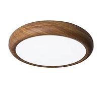 JQQJZLC 18/24/36W Surface Mount LED Ceiling Light New Chinese-Style Imitation Wood Grain Ceiling Lamp Ultra-Thin Cool Warm White Panel Light for Kitchen Hallway Stairwell Dining Room Interesting