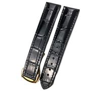 JQQJZLC 18mm 20mm 22mm Seamster 300 De Ville AT150 19/21mm Commander Watchband Folding Buckle Cowhide Watch Strap For Omega 007