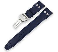 JQQJZLC 20mm 21mm 22mm Calf WatchBand Suitable for IWC Mark LE PETIT PRINCE Big Spitfire Timezone Watch Accessories