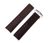 JQQJZLC 20mm 22mm 24mm Genuine Frosted Leather Watchband For TAG Strap For HEUER CARRERA AQUARACER Monaco F1 Watch Band Bracelet Buckle
