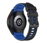 JQQJZLC 20mm No Gaps Official Smart Watch Band for Samsung Galaxy Watch 4 Classic 46 42mm/Watch4 44 40mm Silicone Bracelet Straps (Color : Color F, Size : Classic 42mm)