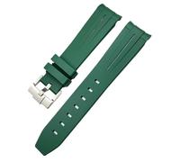 JQQJZLC 20mm Silicone Rubber Watchband For Omega Submariner GMT Seamaster Speedmaster Moon Watch Colorful Waterproof Strap