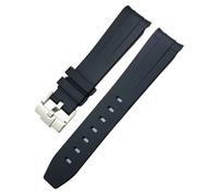 JQQJZLC 20mm Silicone Rubber Watchband For Omega Submariner GMT Seamaster Speedmaster Moon Watch Colorful Waterproof Strap