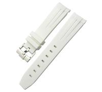 JQQJZLC 20mm Silicone Rubber Watchband For Omega Submariner GMT Seamaster Speedmaster Moon Watch Colorful Waterproof Strap