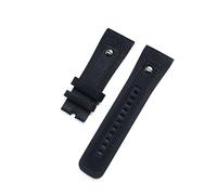 JQQJZLC 28mm Classical Genuine Leather Watchband With Rivet For Seven Friday Watch Strap Black Brown Wrist Bracelet Pin Buckle