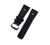 JQQJZLC 28mm Classical Genuine Leather Watchband With Rivet For Seven Friday Watch Strap Black Brown Wrist Bracelet Pin Buckle