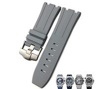 JQQJZLC 28mm Soft FKM Fluoro Rubber Watchband for AP Strap Audemars Piguet Royal Oak Offshore Diving Waterproof Sports Watch Band