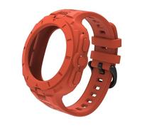 JQQJZLC 2IN1 Case Silicone Watch Band for Samsung ultra 47mm Watch Sports Strap of Solid color integrated Watchbands