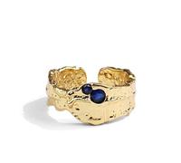 JQQJZLC Accessories Literary Simple Hip Hop Cool Silver Color Female Resizable Opening Rings