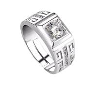 JQQJZLC Accessories Rings Ring Jewellery Women Men Big Crystal Open Rings For Man Women Party Wedding Party Charms