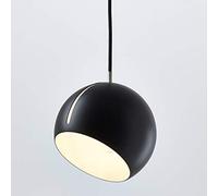 JQQJZLC Adjustable Pot Lid Pendant Lamp E27 Geometric Slant Ball Decoration Ceiling Light, Post-Modern Pendant Light Stair Chandelier from F