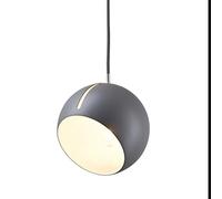 JQQJZLC Adjustable Pot Lid Pendant Lamp E27 Geometric Slant Ball Decoration Ceiling Light, Post-Modern Pendant Light Stair Chandelier from F