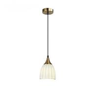 JQQJZLC American Retro Cream Ceramic Chandelier French Modern Minimalist Living Room E27 Pendant Light Restaurant Bar Bedroom Rustic Vintage Ceiling Hanging Lamp Interesting Life (Pink)