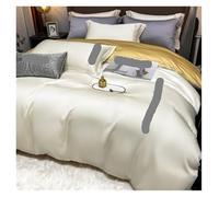 JQQJZLC Bed Set Bedding Sets Home Textile Quilt Cover Soft Skin-Friendly Oversized Four-Piece Bedding Comforter Bedding Linen(Beige,2m) (Beige 2m)