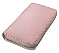 JQQJZLC Blocking Leather Business Wallet Billfold Wallet Holder Long Wallet Zipper Coin Purse Phone Pouch Trendy