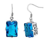 JQQJZLC Cellacity Earring For Women With Ruby Gemstones 915 Earrings Ear Studs Women Party Gift