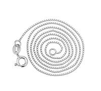 JQQJZLC chandelier 0.65mm box chain necklace, 40-45cm light