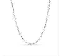 JQQJZLC chandelier 100% pan mother-son necklace gift pendant collarbone chain suitable for matching charm beads 60cm light