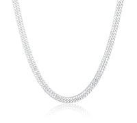 JQQJZLC chandelier 60cm 10mm full sideways chain necklaces for women man jewelry gifts light