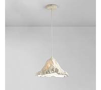 JQQJZLC Chinese Folklore Single Head Chandeliers Nordic Retro Resin Glass Pendent Lamp for Dining Room Living Room Bedroom Hanging Hanging Lighting Ceiling Light Made in China Produced in China