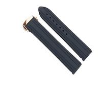 JQQJZLC Curved End Sports Waterproof Strap For 300 Stainless Steel folding Clasp 20mm 22mm Rubber Silicone Bracelets