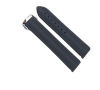JQQJZLC Curved End Sports Waterproof Strap For 300 Stainless Steel folding Clasp 20mm 22mm Rubber Silicone Bracelets