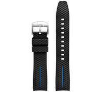 JQQJZLC Curved End Strap，For Omega X S watch Joint MoonSwatch 20mm Men Women Rubber Silicone Quick Release Watch Band For Seamaster 300 WatchBands