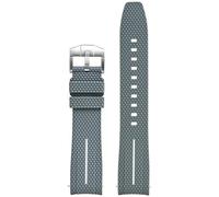 JQQJZLC Curved End Strap，For Omega X S watch Joint MoonSwatch 20mm Men Women Rubber Silicone Quick Release Watch Band For Seamaster 300 WatchBands