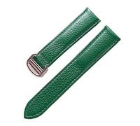 JQQJZLC DAVNO Watch Band For TANk SOLO Men Lady Deployant Clasp Watch Strap Genuine Leather soft Watch Bracelet Belt 20mm 22mm 23mm