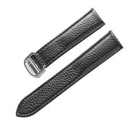 JQQJZLC DAVNO Watch Band For TANk SOLO Men Lady Deployant Clasp Watch Strap Genuine Leather soft Watch Bracelet Belt 20mm 22mm 23mm