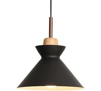 JQQJZLC Dining Room Chandelier Nordic Modern Pendant Light Adjustable Round Ceiling Hanging Light Lovely Kitchen Island Living Wooden Chandelier Made in China Produced in China